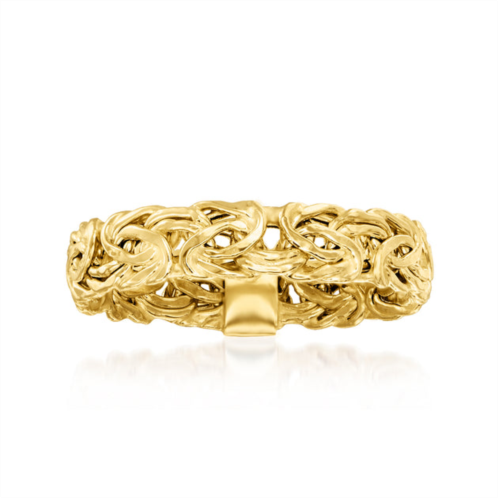 Ross-Simons 14kt yellow gold byzantine ring
