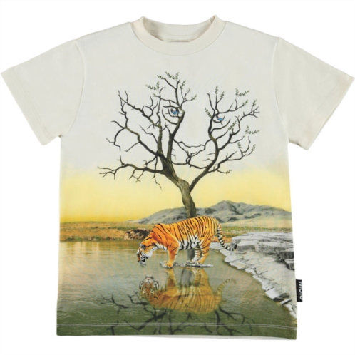 Molo white tiger t-shirt
