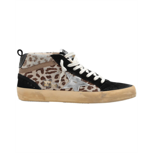 Golden Goose mid star suede & leather sneaker