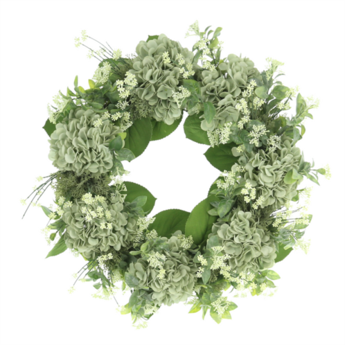 Creative Displays 24 hydrangea and budding flower wreath