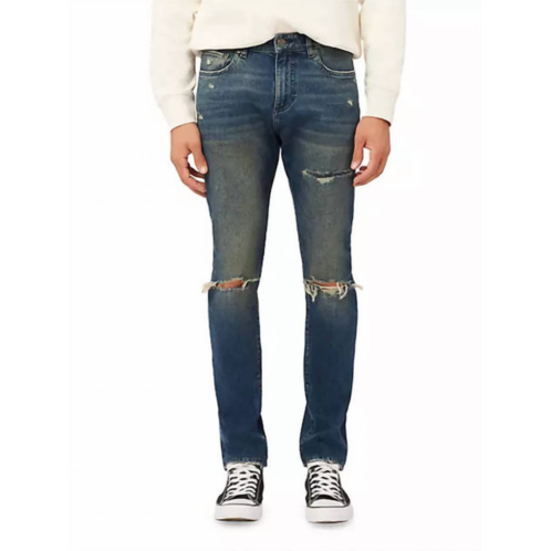 DL1961 - Men theo relaxed tapered jeans in thunder distressed