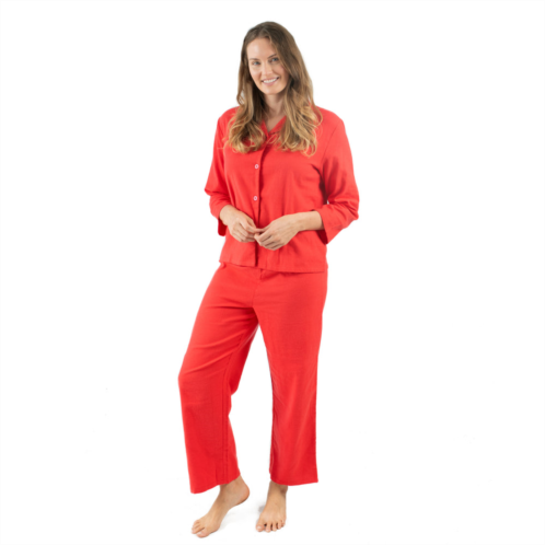 Leveret womens two piece flannel pajamas