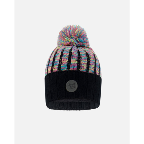 Deux par Deux winter knit hat multicolor