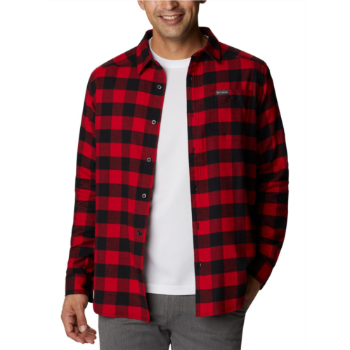 Columbia Sportswear cornell woods mens flannel checkered button-down shirt