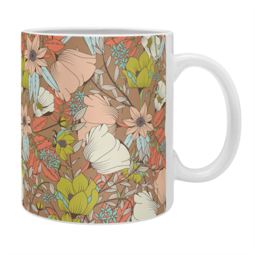 Deny Designs bluelela botanical pattern 009 coffee mug