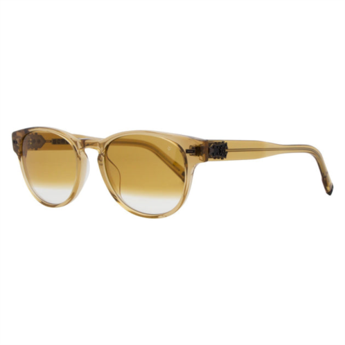 John Varvatos oval sunglasses v532 yellow-cystal yellow/cystal 51mm 532