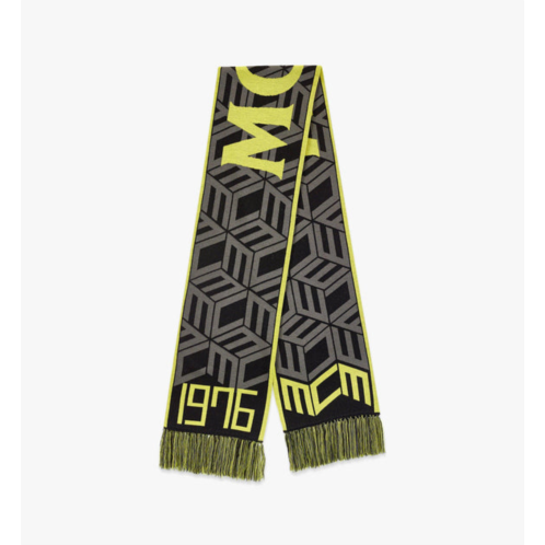 MCM apres-ski logo wool supporter scarf