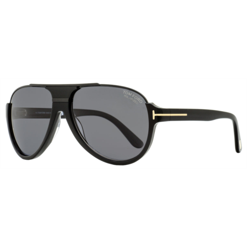 Tom Ford mens dimitry polarized sunglasses tf334 01d black 59mm