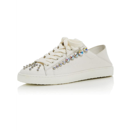Stuart Weitzman goldie shine convertible womens leather embellished casual and fashion sneakers