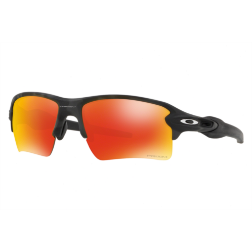 Oakley mens flak 2.0 xl9188-86 black camo prizm ruby sunglasses