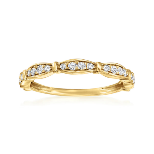 RS Pure ross-simons diamond ring in 14kt yellow gold