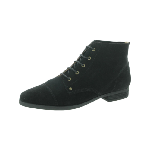 Array tacoma womens suede leather closed tap toe ankle boots