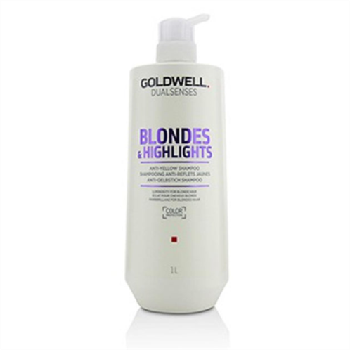 Goldwell 215427 33.8 oz dual senses blondes & highlights anti-yellow shampoo
