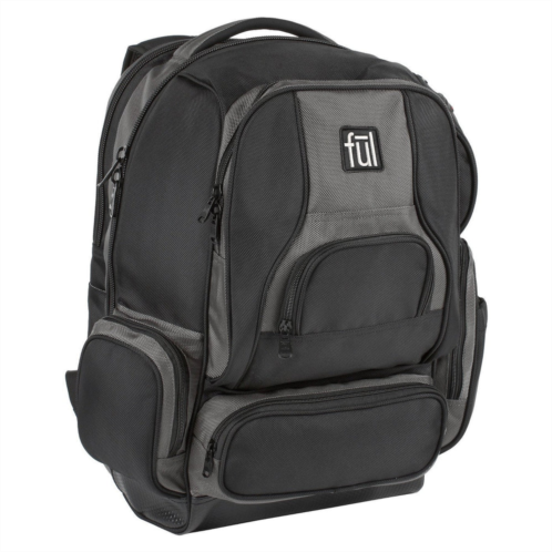 big easy water resistant 17 ful backpack navy grey