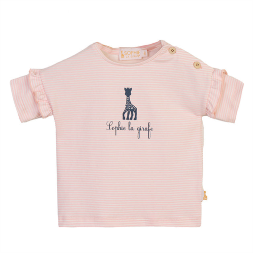 Sophie la Girafe pink giraffe cotton t-shirt