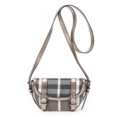 Burberry mini halfmoon buckle flap crossbody