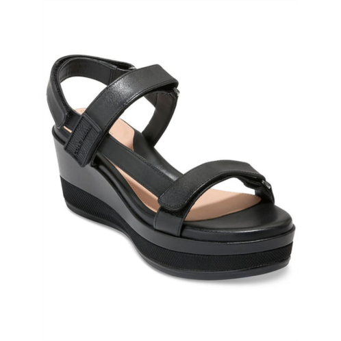 Cole Haan grand ambition ayer womens faux leather strappy platform sandals
