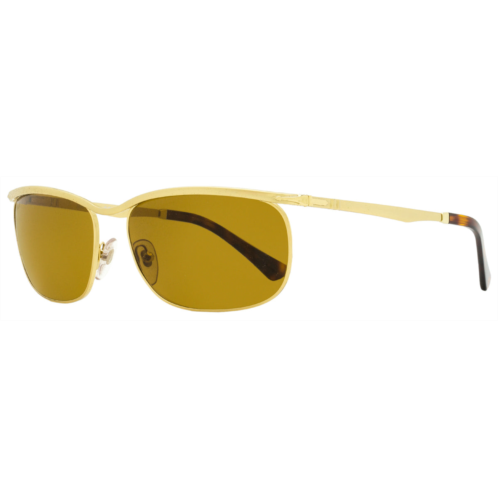 Persol unisex key west sunglasses po2458s 107633 gold/havana 62mm