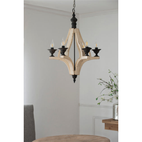 Simplie Fun 6 - light wood chandelier