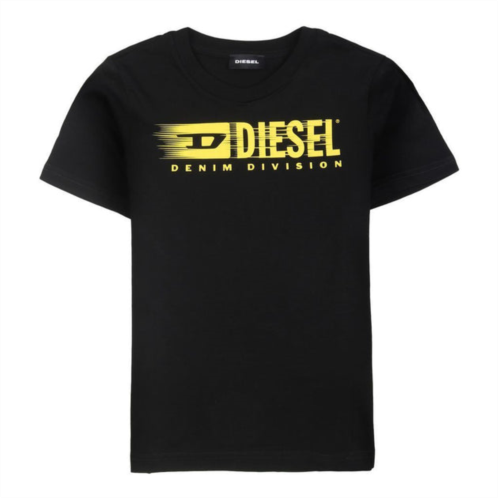 Diesel black logo print t-shirt