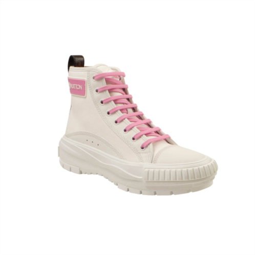 Louis Vuitton white squad high top sneakers