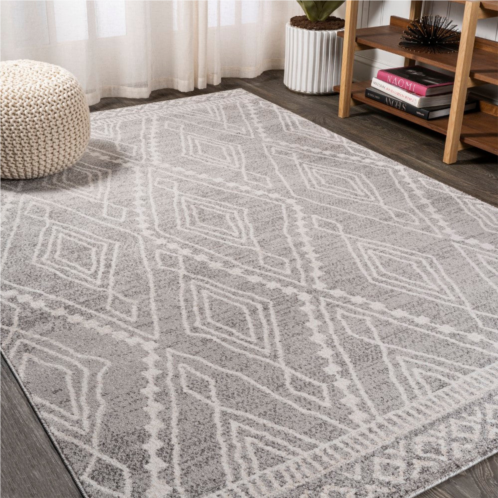 JONATHAN Y rih moroccan style diamond area rug