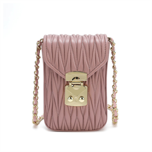Tiffany & Fred Paris tiffany & fred sheepskin leather phone bag