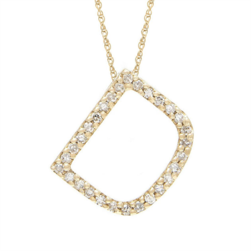 Monary diamond d (yg/with chain) initial