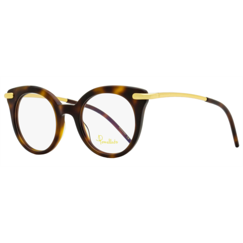 Pomellato womens oval eyeglasses pm0041o 002 havana/gold 46mm