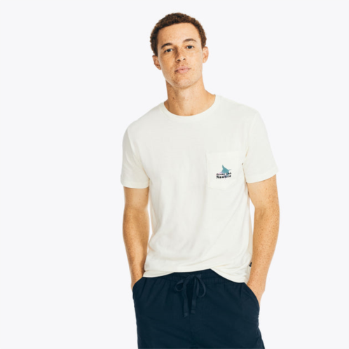 Nautica mens sustainably crafted fishing graphic t-shirt