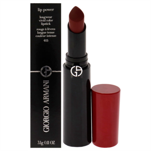 Giorgio Armani lip power longwear vivid color lipstick - 405 sultan by for women - 0.11 oz lipstick