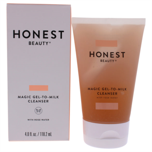 Honest magic gel-to-milk cleanser for women 4 oz cleanser