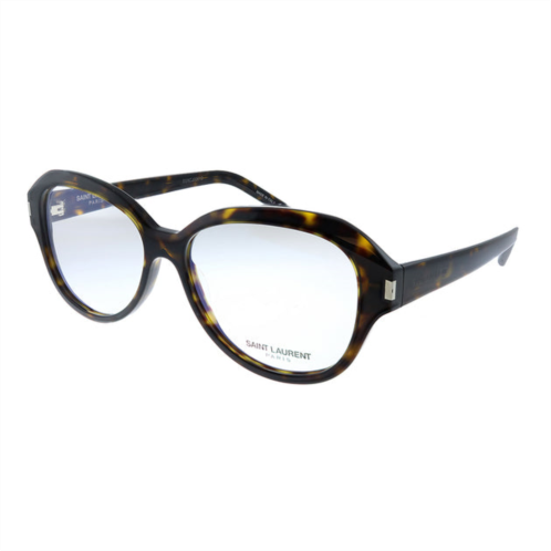 Saint Laurent sl 411 002 57mm unisex oval eyeglasses 57mm