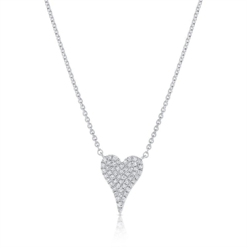 Sabrina Designs 14k gold & diamond heart necklace