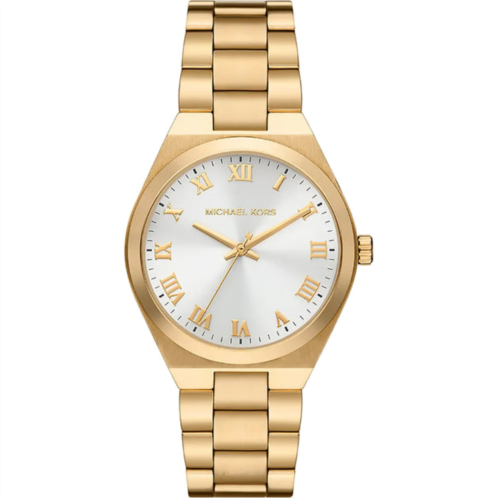 Michael Kors womens lenox gold dial watch