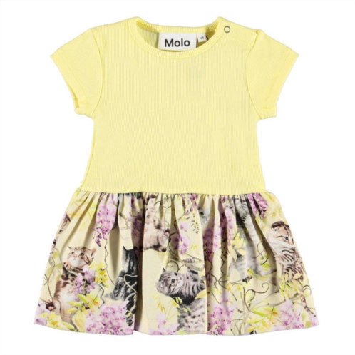 Molo yellow catja dress