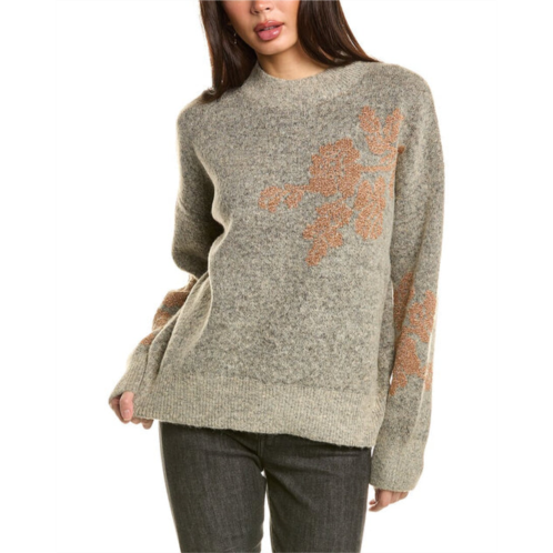 Lovestitch lurex intarsia sweater