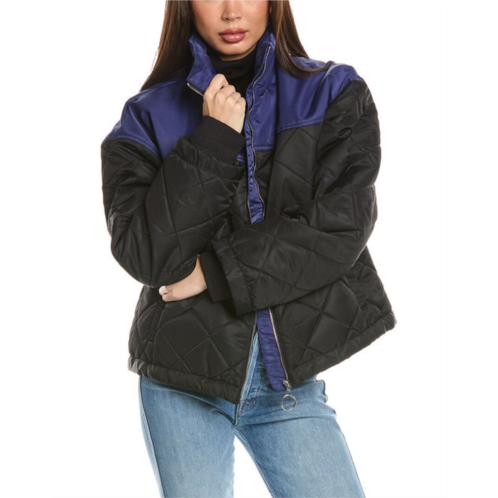 WeWoreWhat colorblock quilted puffer jacket