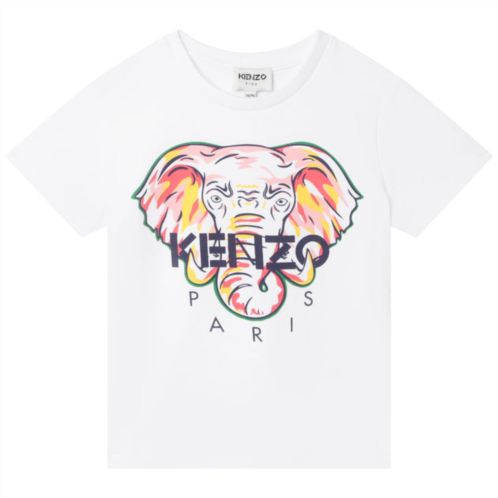 KENZO white elephant logo t-shirt