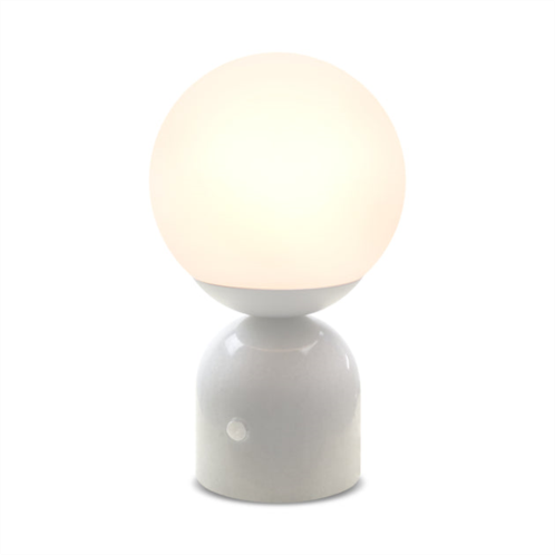 Brightech mila table lamp - white