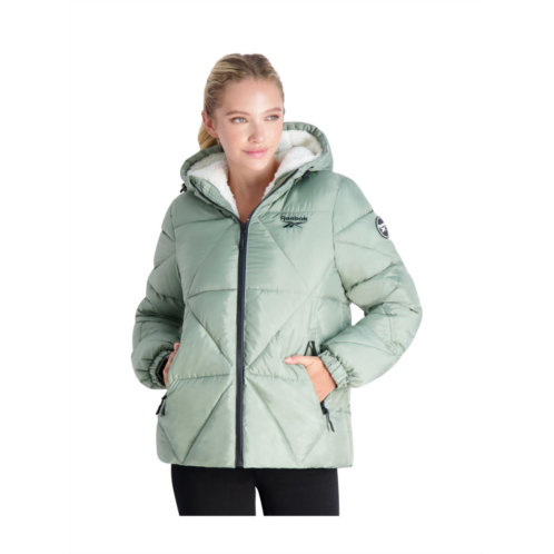 Reebok womens quilted insulated puffer jacket