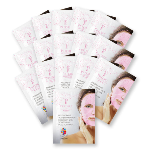 Predire Paris transformation collagen skin tightening solution mask - set of 16 masks