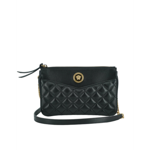 Versace lamb leather pouch crossbody womens bag