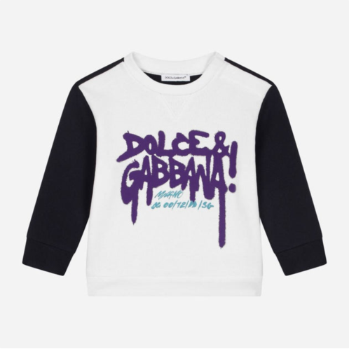 Dolce & Gabbana white & black sweatshirt