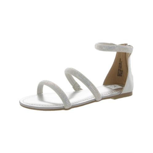 DV By Dolce Vita cady womens rhinestone metallic slide sandals