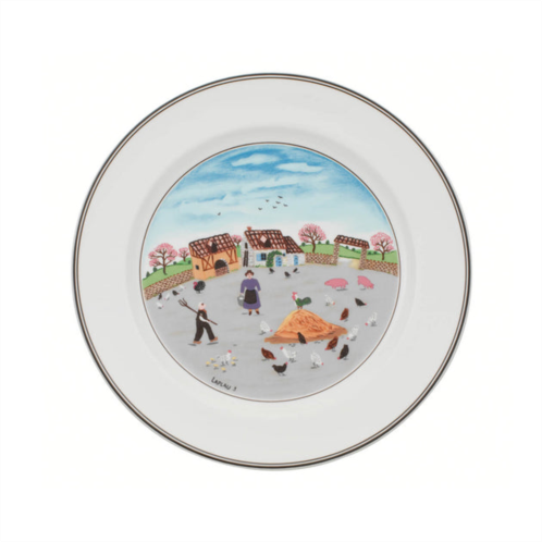 Villeroy & Boch design naif diner plate: country yard