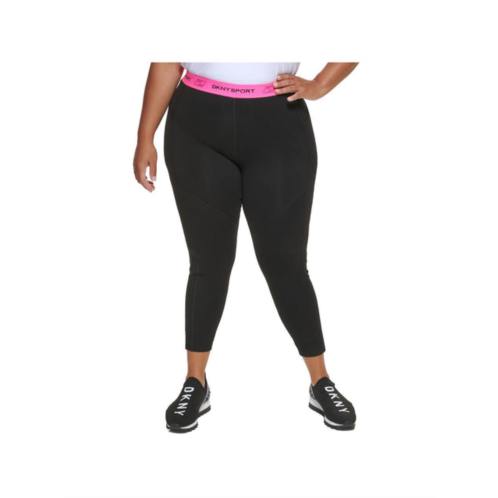 DKNY Sport plus womens high waist fitness athletic leggings