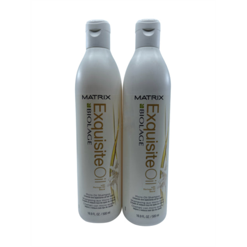 Matrix biolage micro oil shampoo moringa oil 16.9 oz set of 2