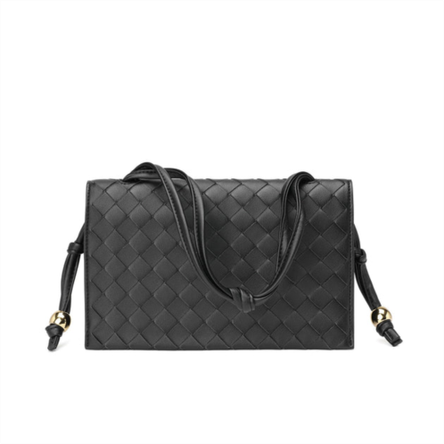 Tiffany & Fred Paris tiffany & fred woven leather shoulder bag/ clutch