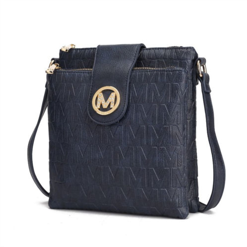 MKF Collection by Mia k. sarah crossbody vegan leather handbag